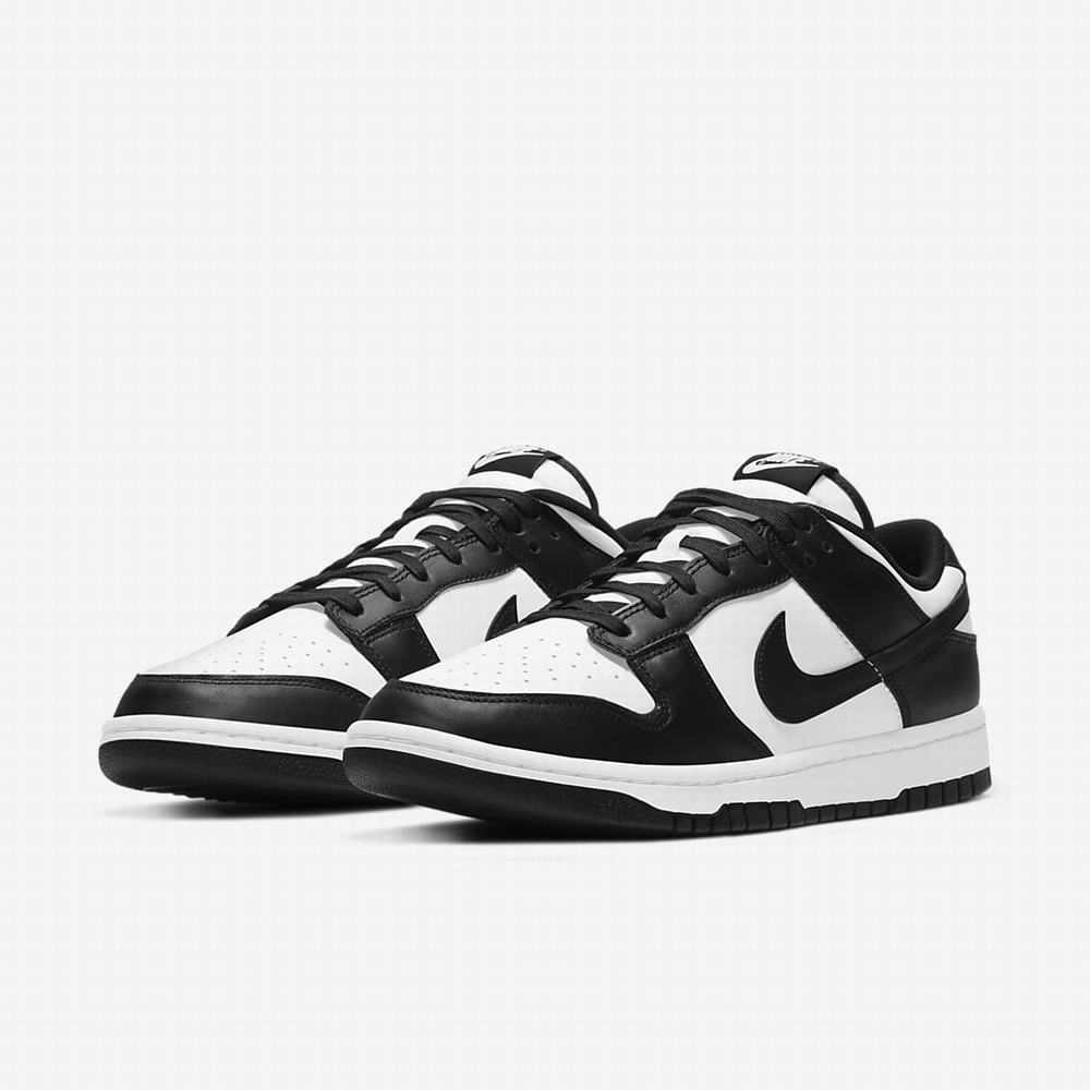 Nike Dunk Low Retro Férfi Utcai Cipő Fehér Fekete | NI8317-V12