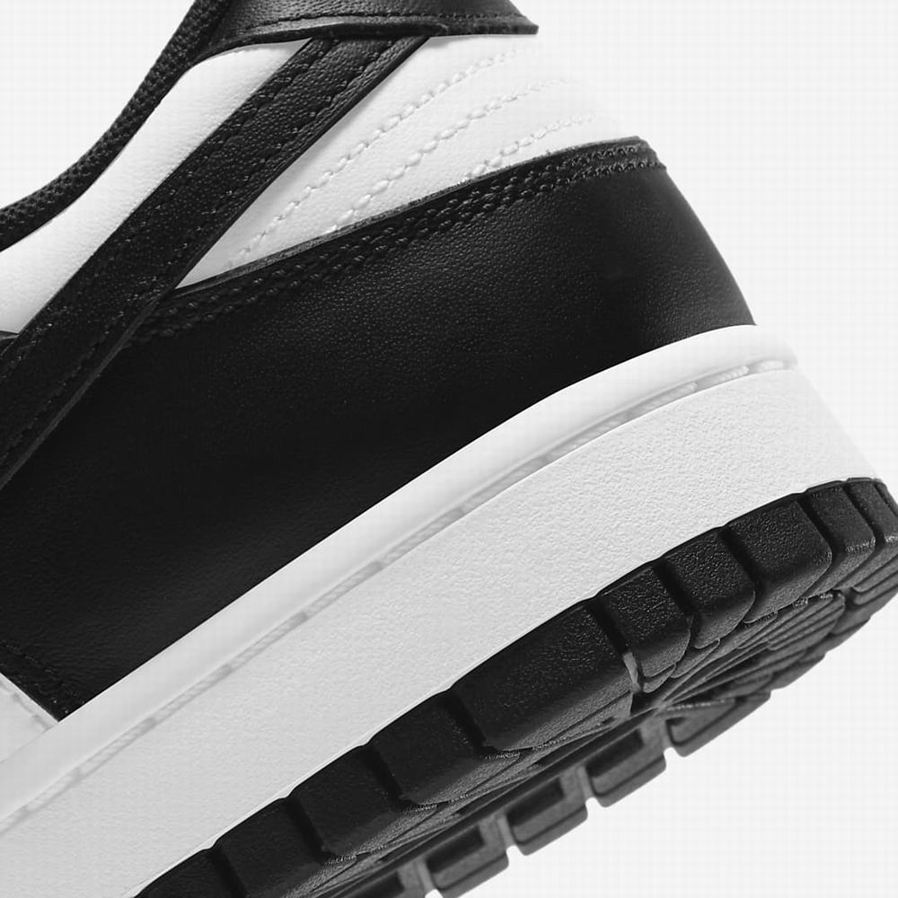 Nike Dunk Low Retro Férfi Utcai Cipő Fehér Fekete | NI8317-V12