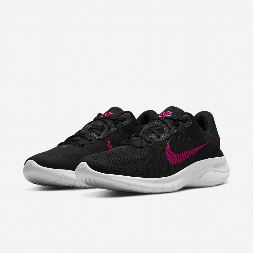 Nike Experience Run 11 Next Nature Női Futócipő Fekete Fehér Rózsaszín | NI3620-Q90