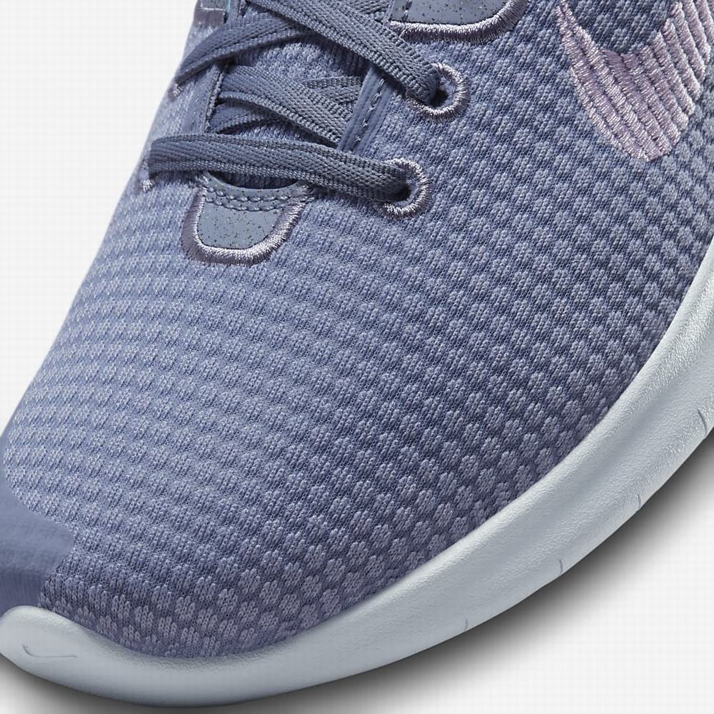 Nike Flex Experience Run 11 Next Nature (Wide) Női Futócipő Szürke Kék Fekete | NI3710-A75