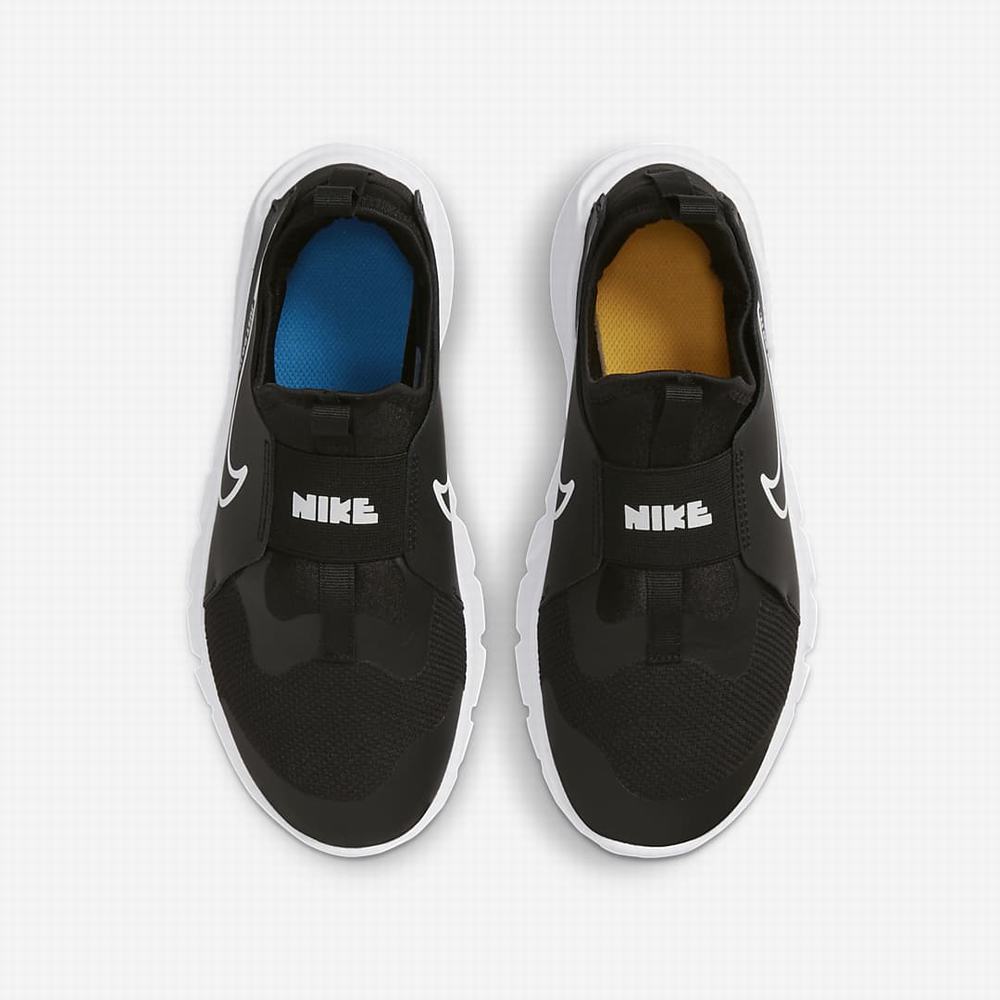 Nike Flex Runner 2 Gyerek Futócipő Fekete Kék Arany Fehér | NI4785-U91