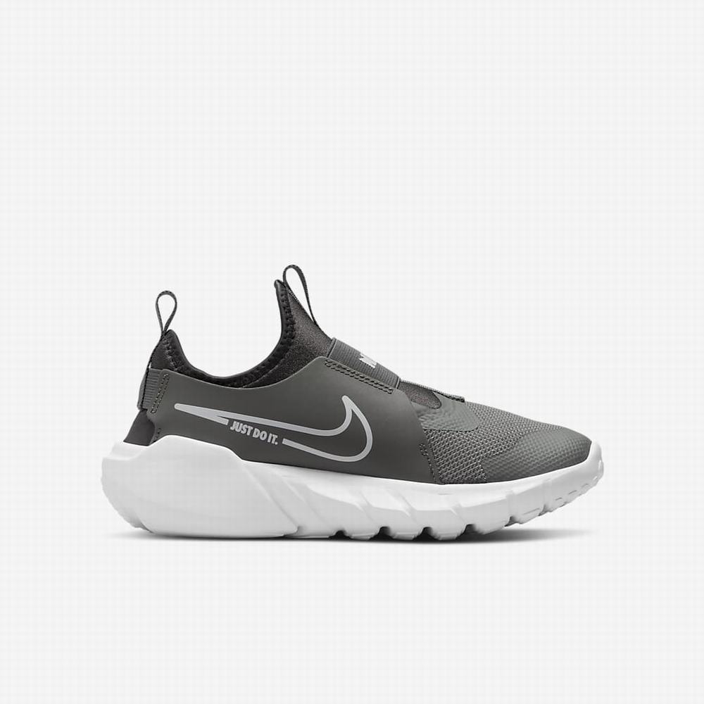 Nike Flex Runner 2 Gyerek Futócipő Szürke Kék Fehér | NI0143-X98