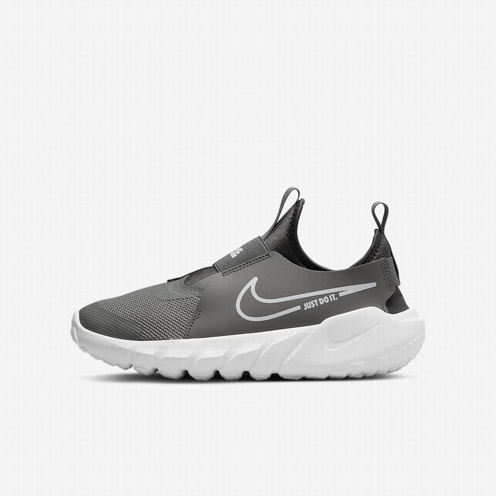 Nike Flex Runner 2 Gyerek Futócipő Szürke Kék Fehér | NI0143-X98