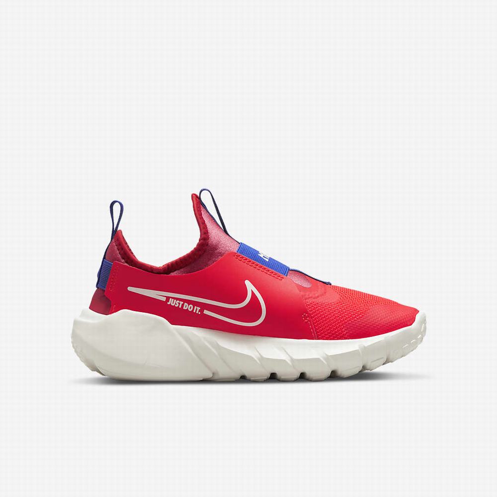 Nike Flex Runner 2 Gyerek Futócipő Világos Piros Királykék | NI3041-B73