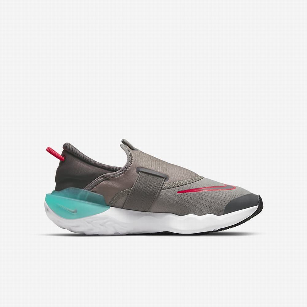 Nike Flow Gyerek Futócipő Szürke Világoskék Türkiz Piros | NI9480-Z78