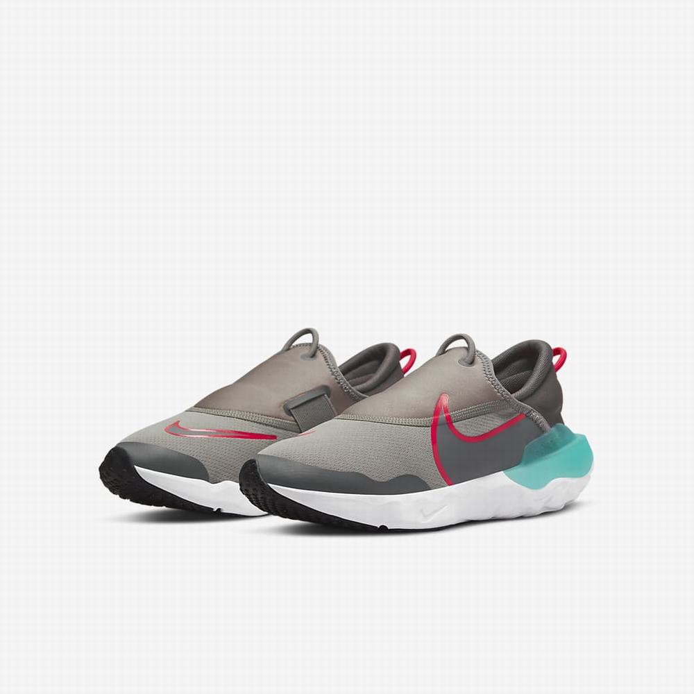 Nike Flow Gyerek Futócipő Szürke Világoskék Türkiz Piros | NI9480-Z78