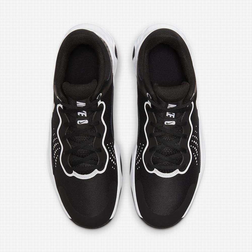 Nike Fly.By Mid 3 Férfi Kosárlabda Cipő Fekete Fehér | NI9675-E41