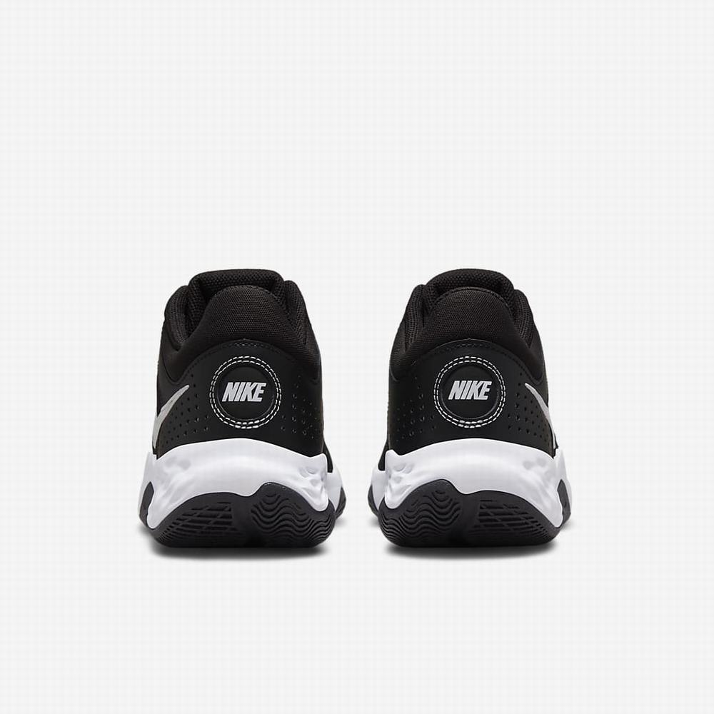 Nike Fly.By Mid 3 Férfi Kosárlabda Cipő Fekete Fehér | NI9675-E41