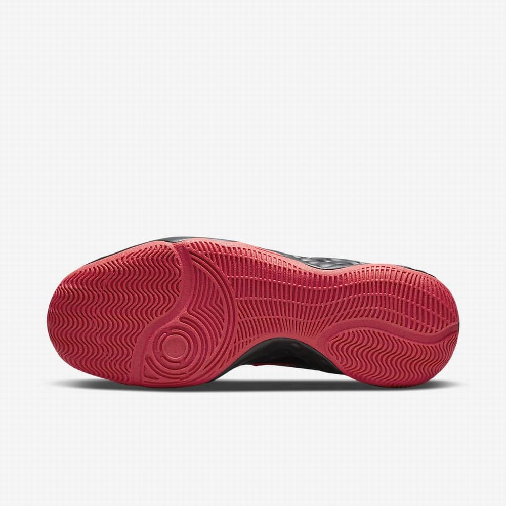 Nike Fly.By Mid 3 Női Kosárlabda Cipő Fekete Rózsaszín Piros | NI1823-M03