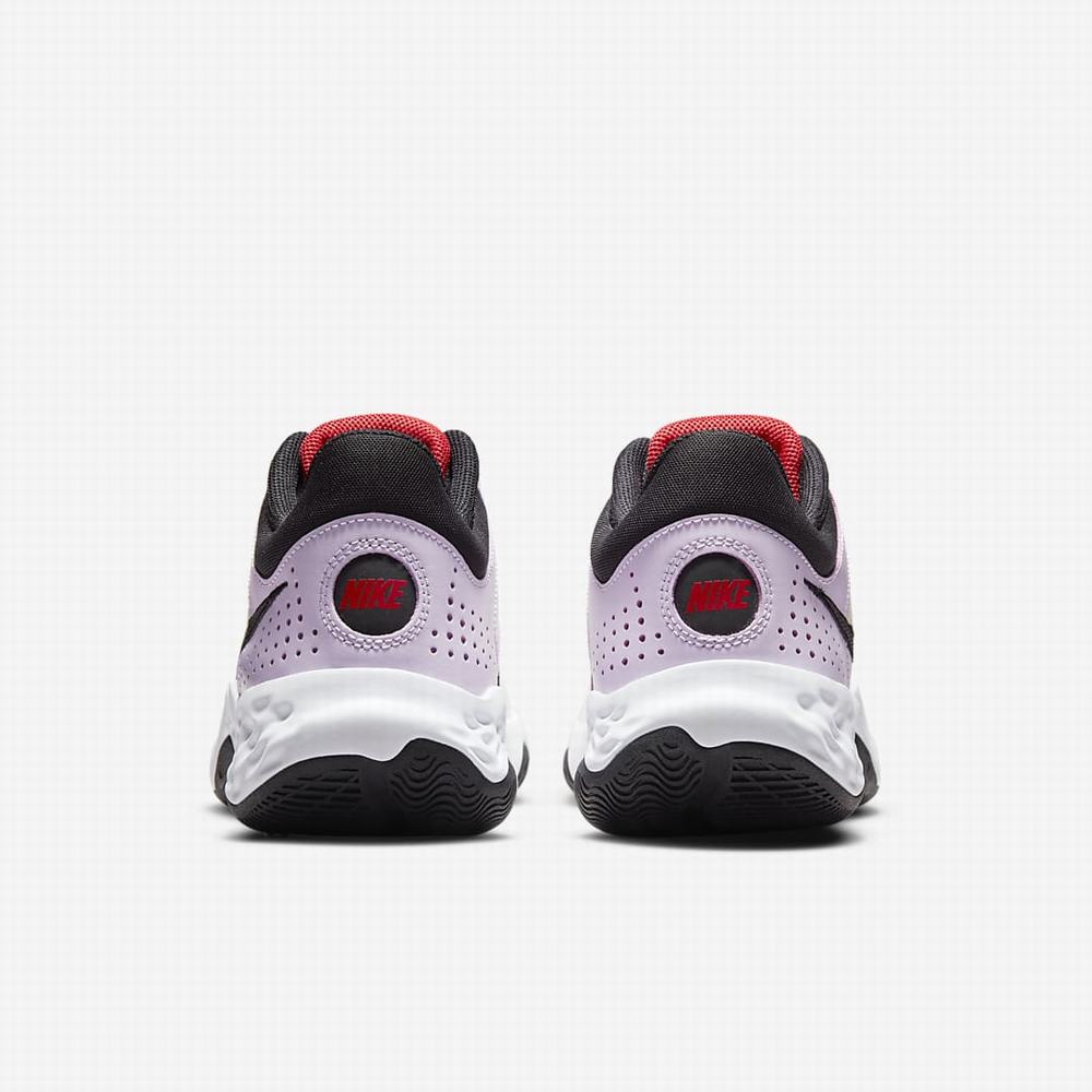 Nike Fly.By Mid 3 Női Kosárlabda Cipő Fehér Piros Fekete | NI8739-J32