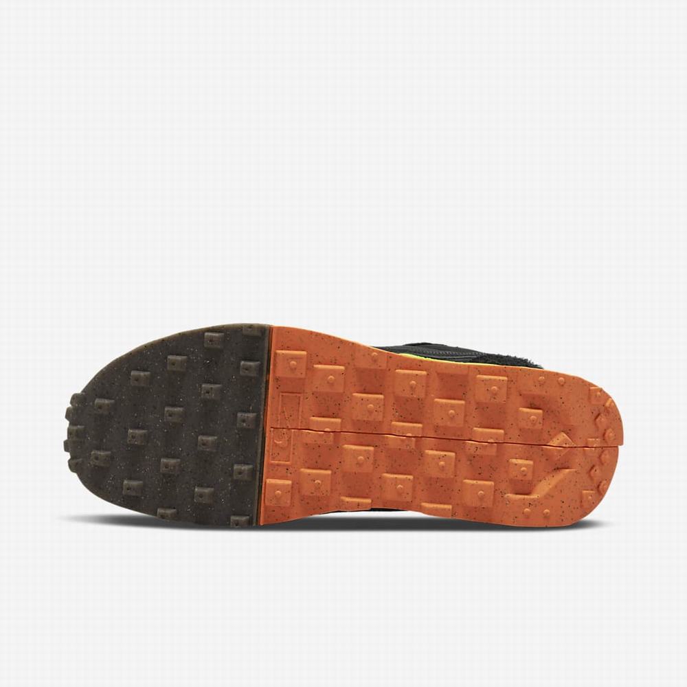 Nike Fontanka Waffle Női Utcai Cipő Fekete Sötétszürke Fekete | NI5064-K03