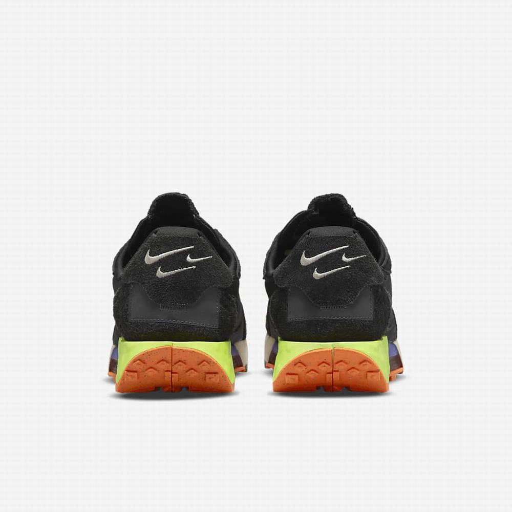Nike Fontanka Waffle Női Utcai Cipő Fekete Sötétszürke Fekete | NI5064-K03