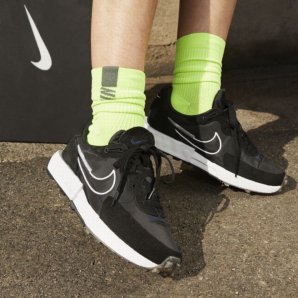 Nike Fontanka Waffle Női Utcai Cipő Zöld Piros Szürke Zöld | NI3512-D98