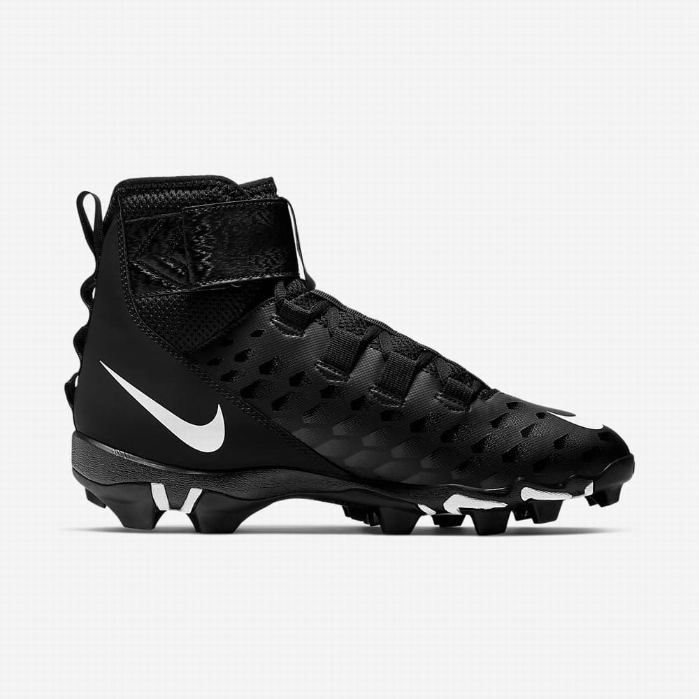 Nike Force Savage Shark 2 Férfi Focicipő Fekete Sötétszürke Fehér | NI5102-K10