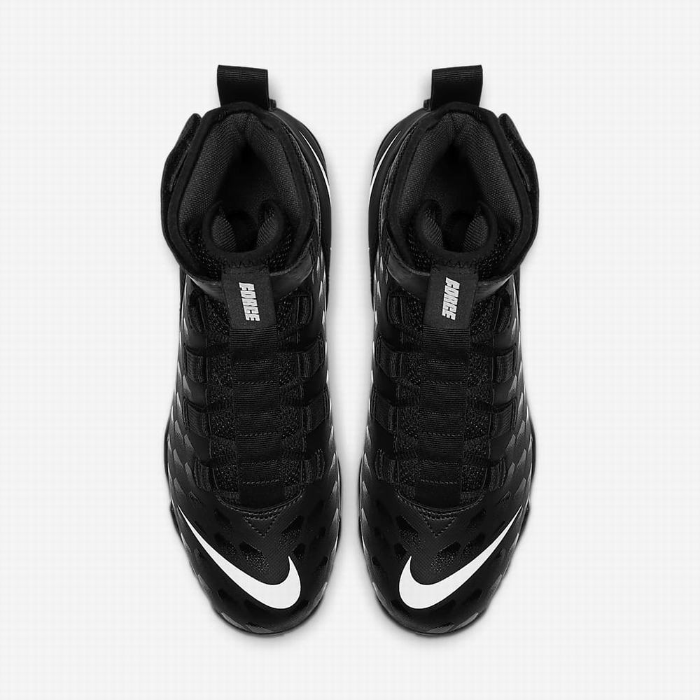 Nike Force Savage Shark 2 Férfi Focicipő Fekete Sötétszürke Fehér | NI5102-K10