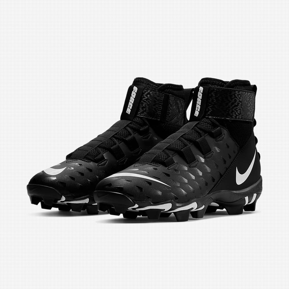 Nike Force Savage Shark 2 Férfi Focicipő Fekete Sötétszürke Fehér | NI5102-K10
