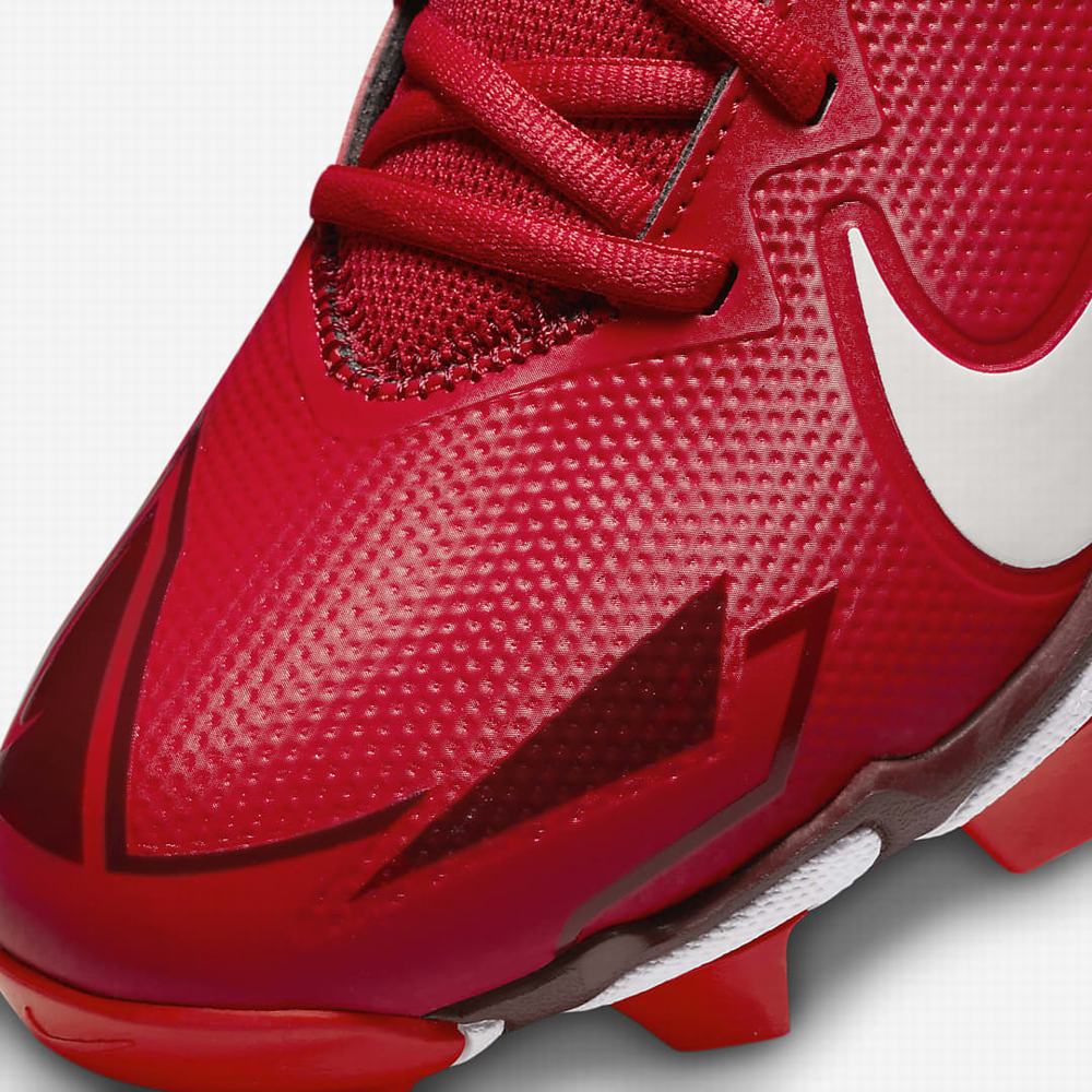 Nike Force Trout 8 Keystone Férfi Baseball Cipő Piros Fehér | NI8245-Q29