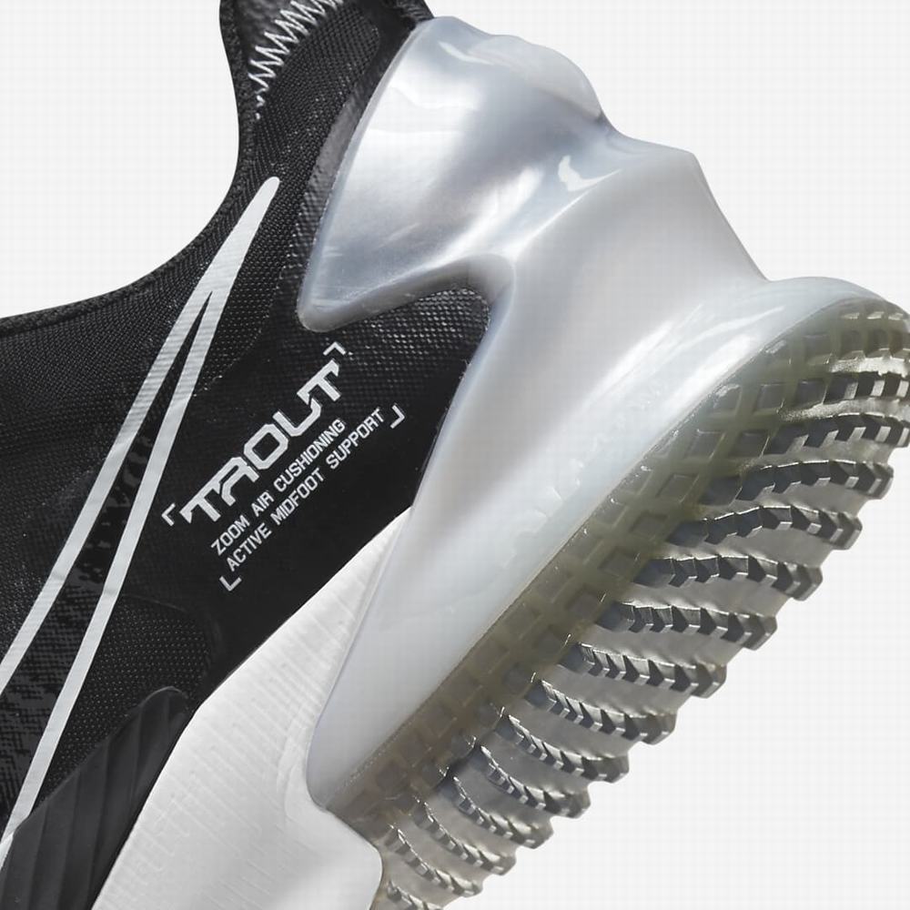 Nike Force Zoom Trout LTD Turf Férfi Baseball Cipő Fekete Türkiz Fehér | NI5269-F25