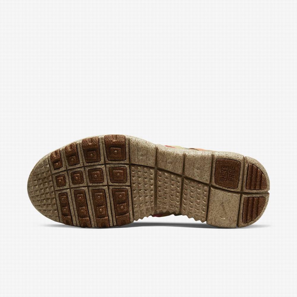 Nike Free Crater Trail Moc N7 Női Utcai Cipő Khaki Rózsaszín Narancssárga | NI7349-L72
