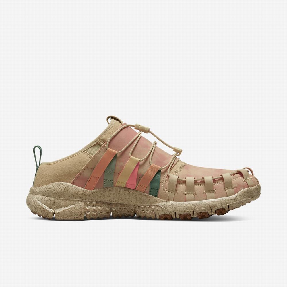 Nike Free Crater Trail Moc N7 Női Utcai Cipő Khaki Rózsaszín Narancssárga | NI7349-L72