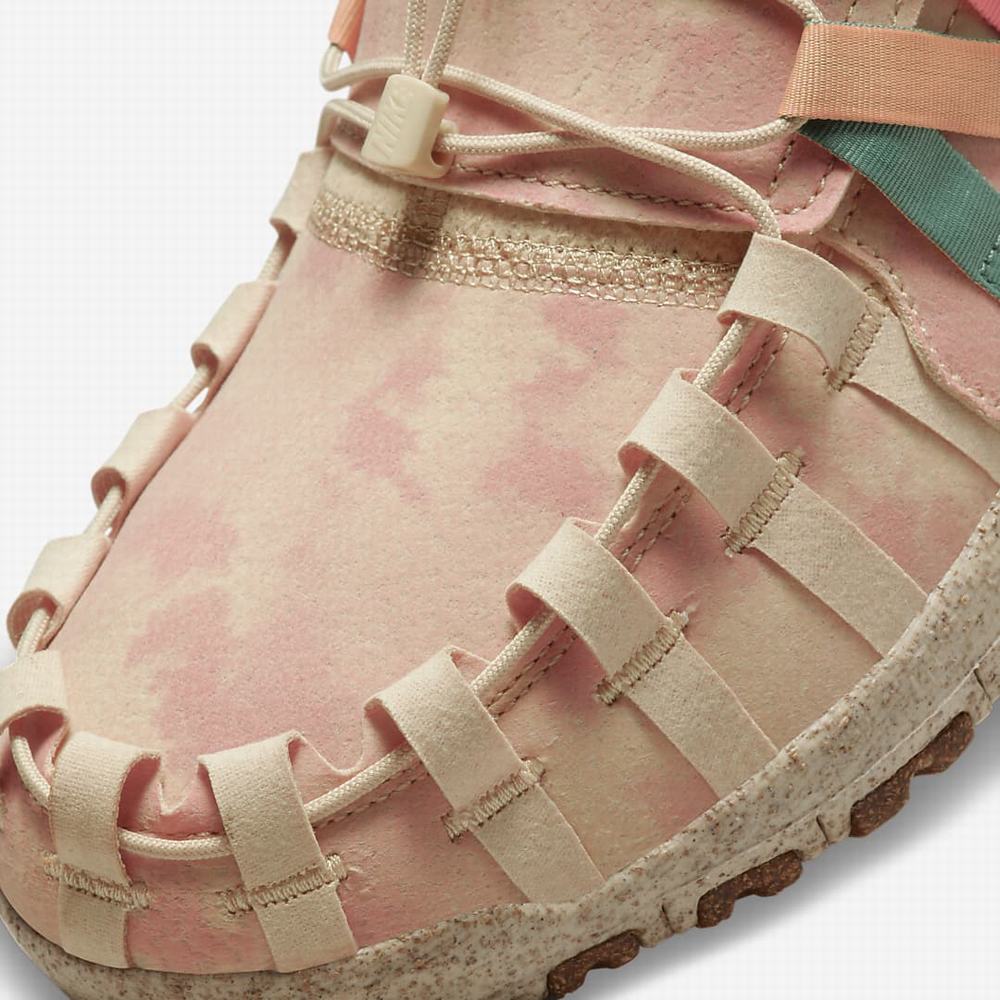 Nike Free Crater Trail Moc N7 Női Utcai Cipő Khaki Rózsaszín Narancssárga | NI7349-L72