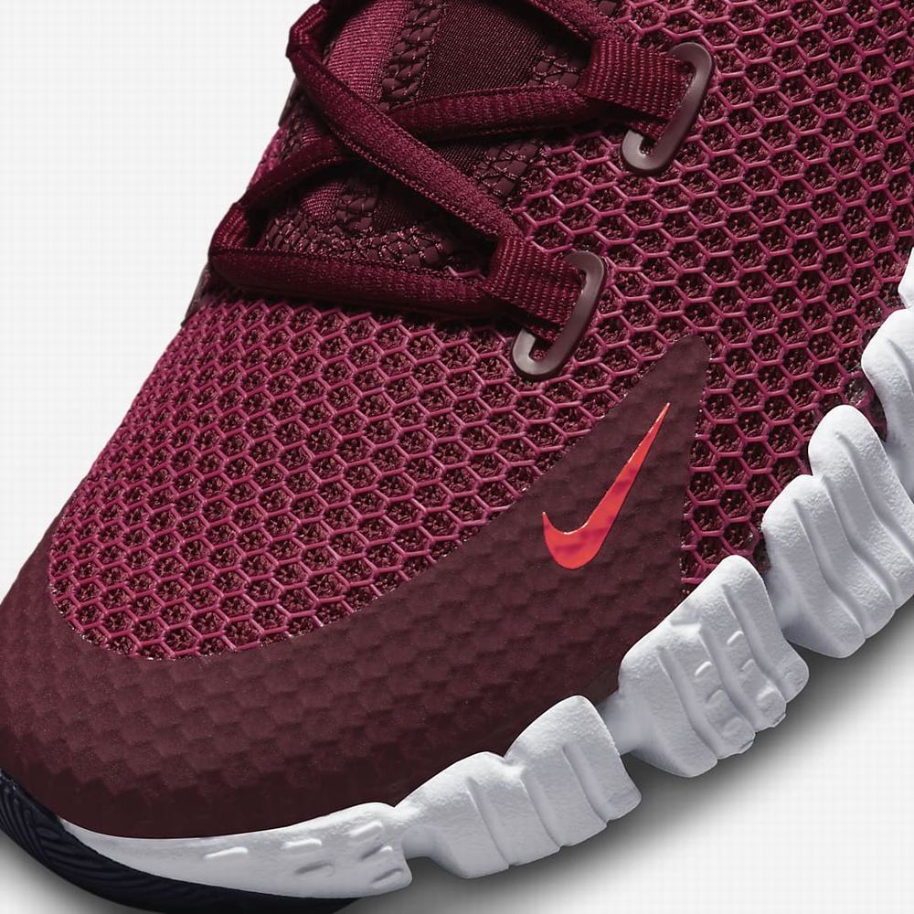 Nike Free Metcon 4 Férfi Edzőcipő Piros Lila Világos Piros | NI8314-G85