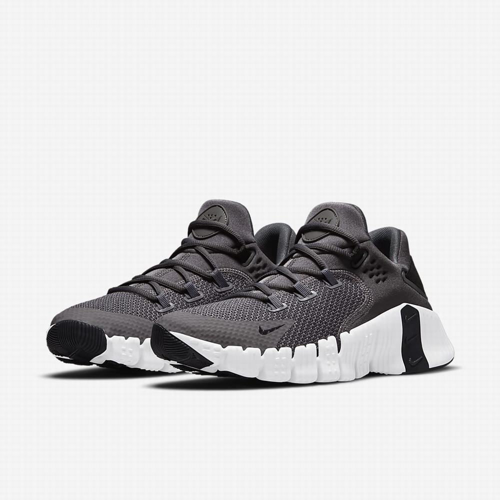Nike Free Metcon 4 Férfi Edzőcipő Szürke Szürke Fehér Fekete | NI7968-B26