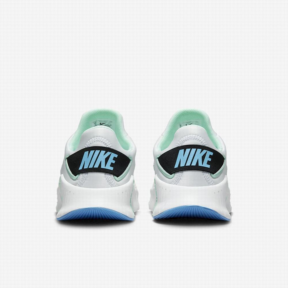 Nike Free Metcon 4 Női Edzőcipő Fehér Menta Kék Metal Titán | NI2458-X85