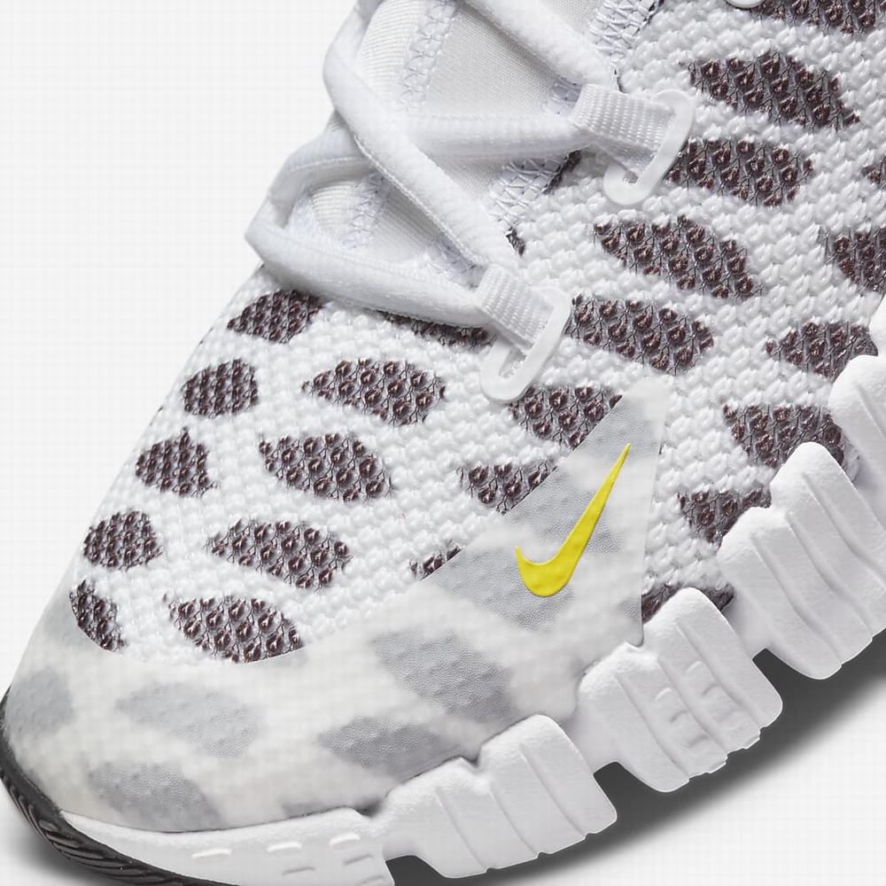 Nike Free Metcon 4 Női Edzőcipő Fekete Fehér Kék Sárga | NI1390-S50