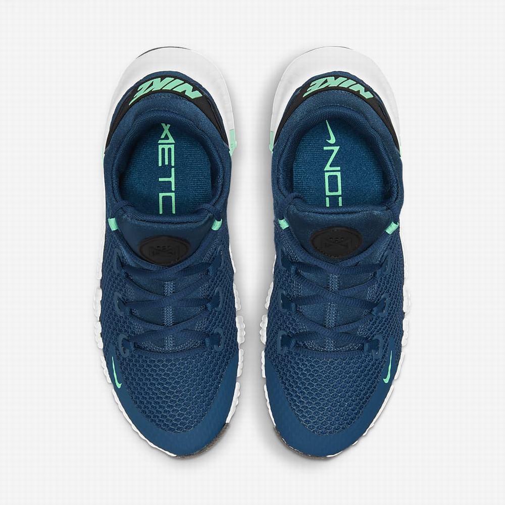 Nike Free Metcon 4 Női Edzőcipő Kék Fekete Zöld | NI1592-Y73