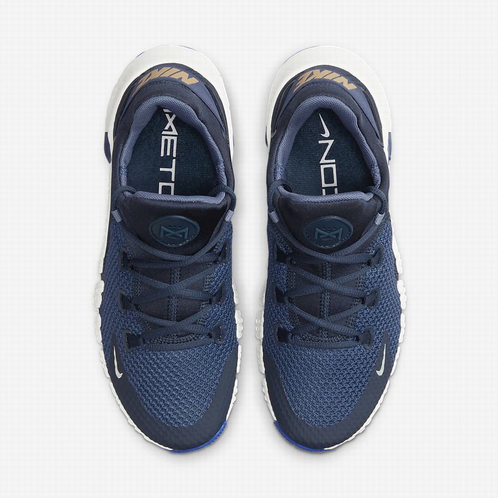 Nike Free Metcon 4 Női Edzőcipő Sötétkék Szürke | NI4806-W49