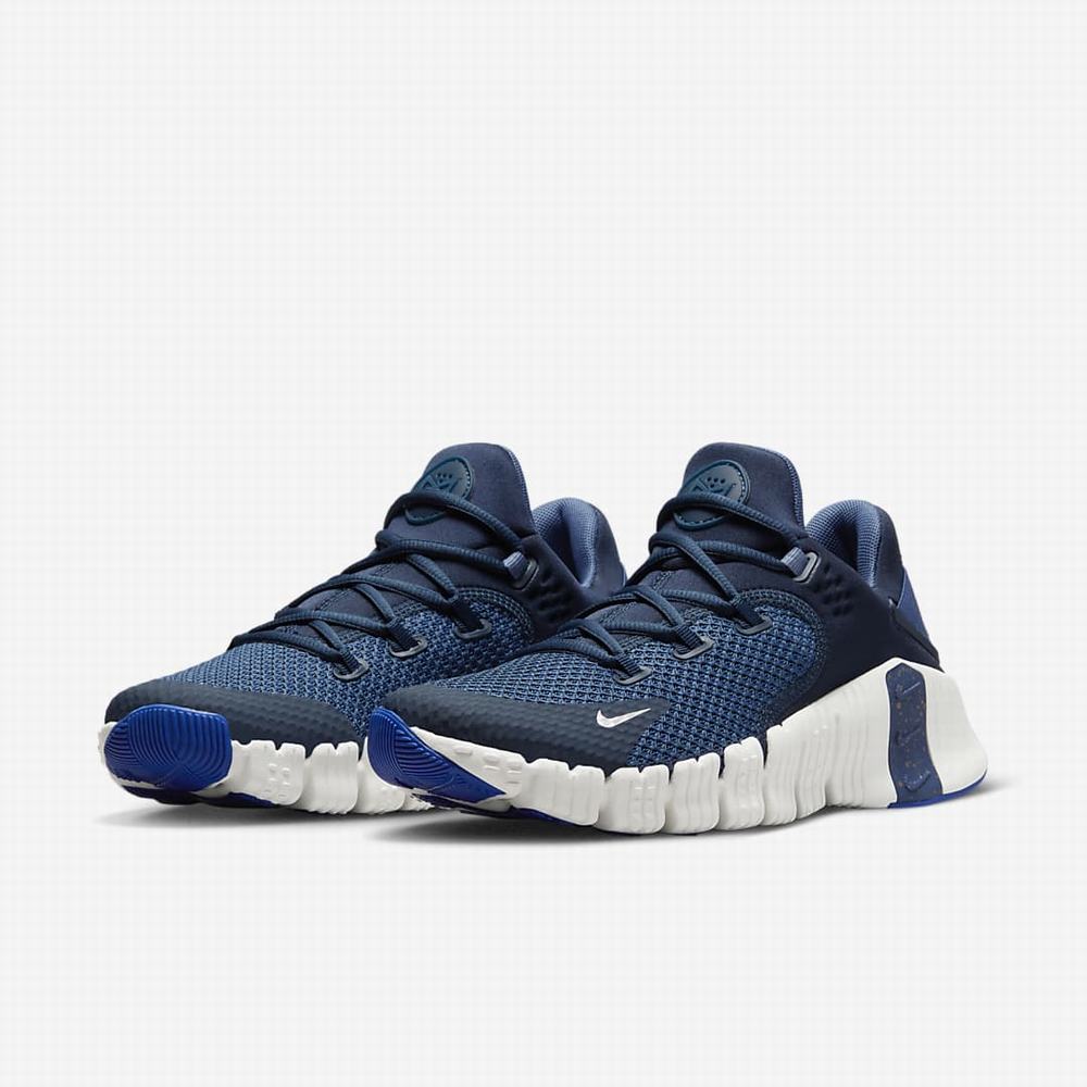 Nike Free Metcon 4 Női Edzőcipő Sötétkék Szürke | NI4806-W49