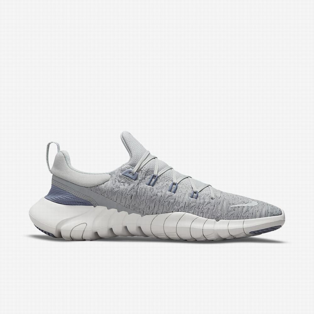 Nike Free Run 5.0 Férfi Futócipő Szürke Világos Szürke Platina | NI9126-J35