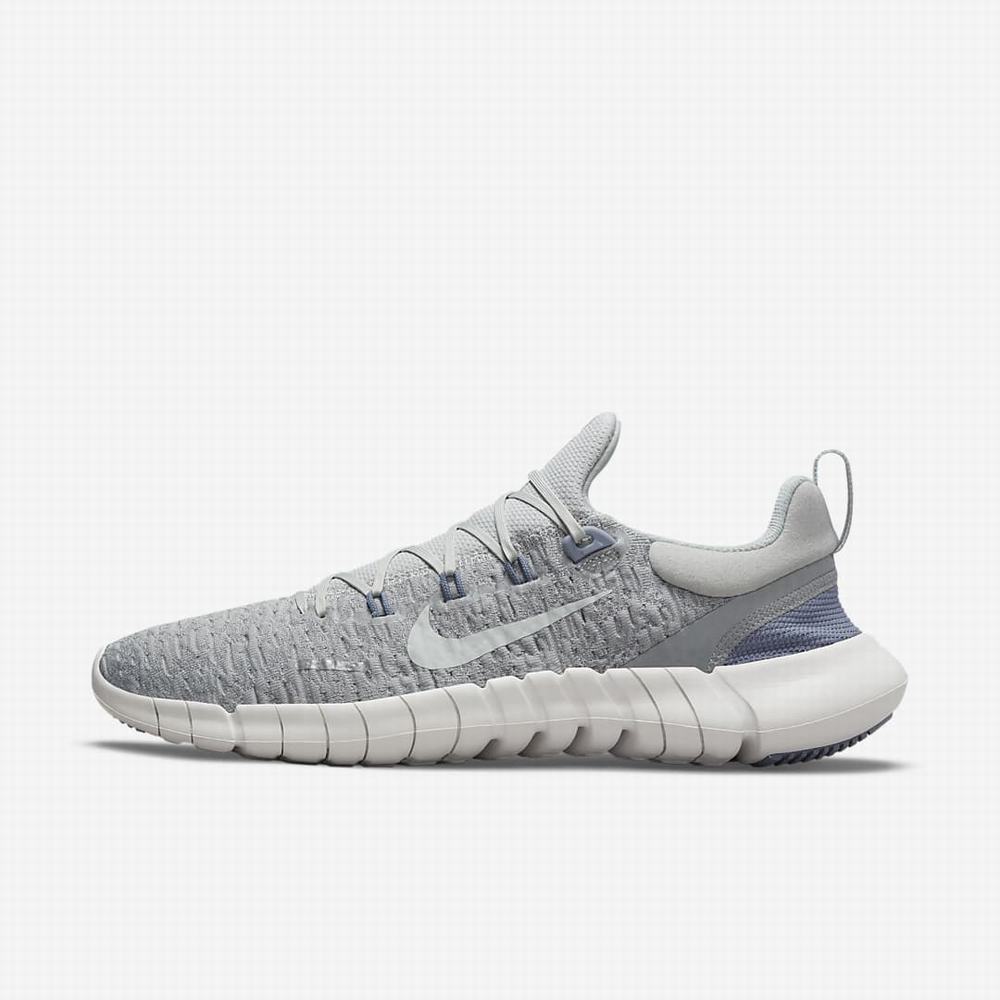 Nike Free Run 5.0 Férfi Futócipő Szürke Világos Szürke Platina | NI9126-J35