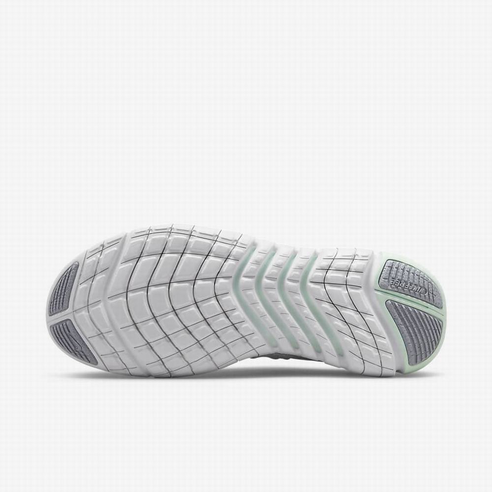 Nike Free Run 5.0 Női Futócipő Platina Zöld Menta Fehér | NI7386-R59