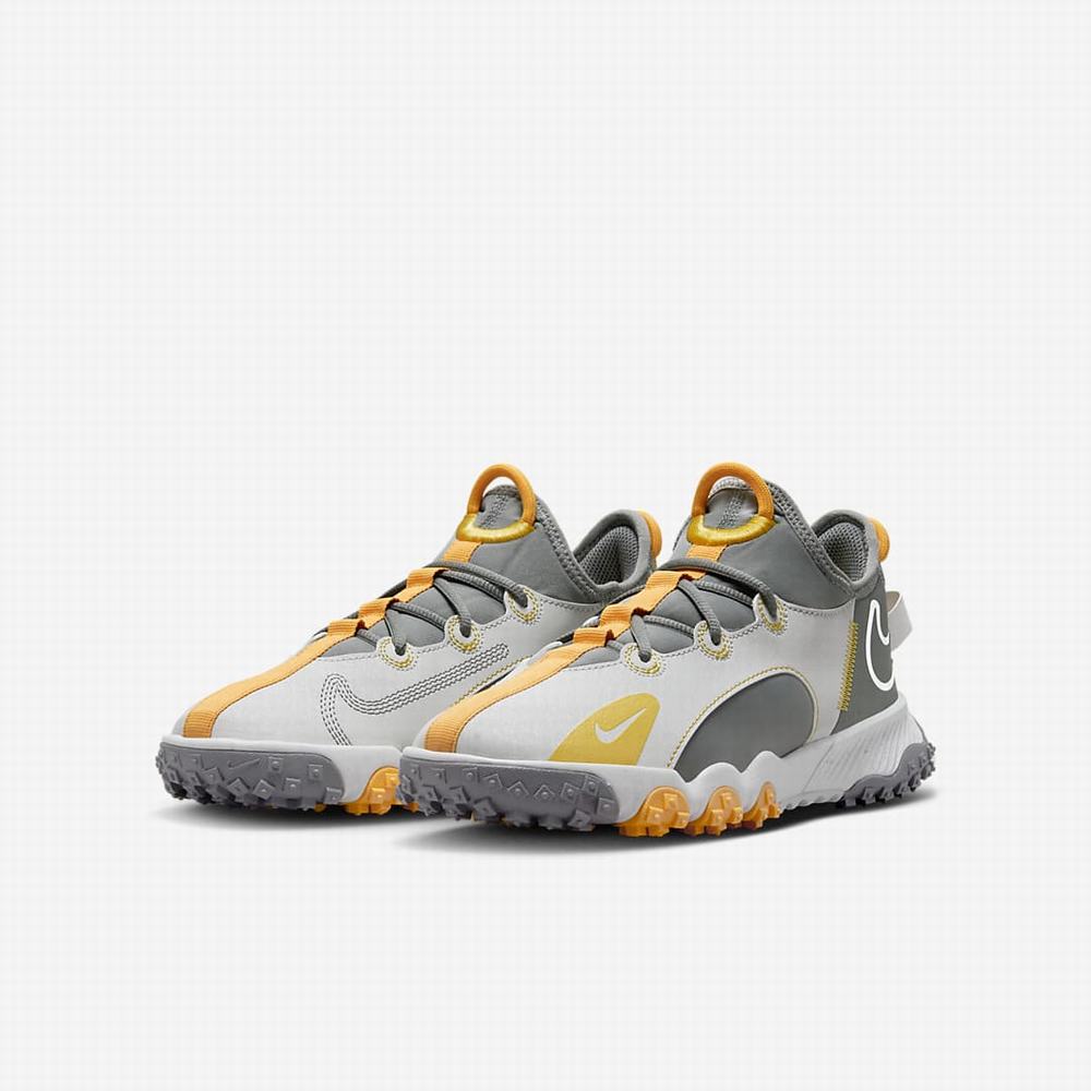 Nike Future Field Gyerek Focicipő Szürke Narancssárga Sárga | NI2573-X81