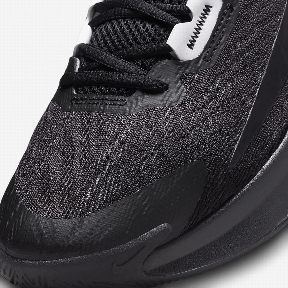 Nike Giannis Immortality 2 Női Kosárlabda Cipő Fekete Szürke Fehér Fekete | NI1904-D84