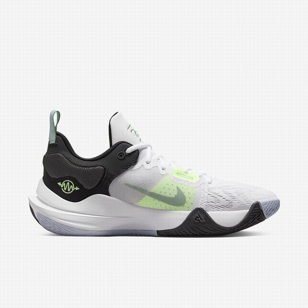 Nike Giannis Immortality 2 Női Kosárlabda Cipő Fehér Szürke Fekete | NI7061-F78