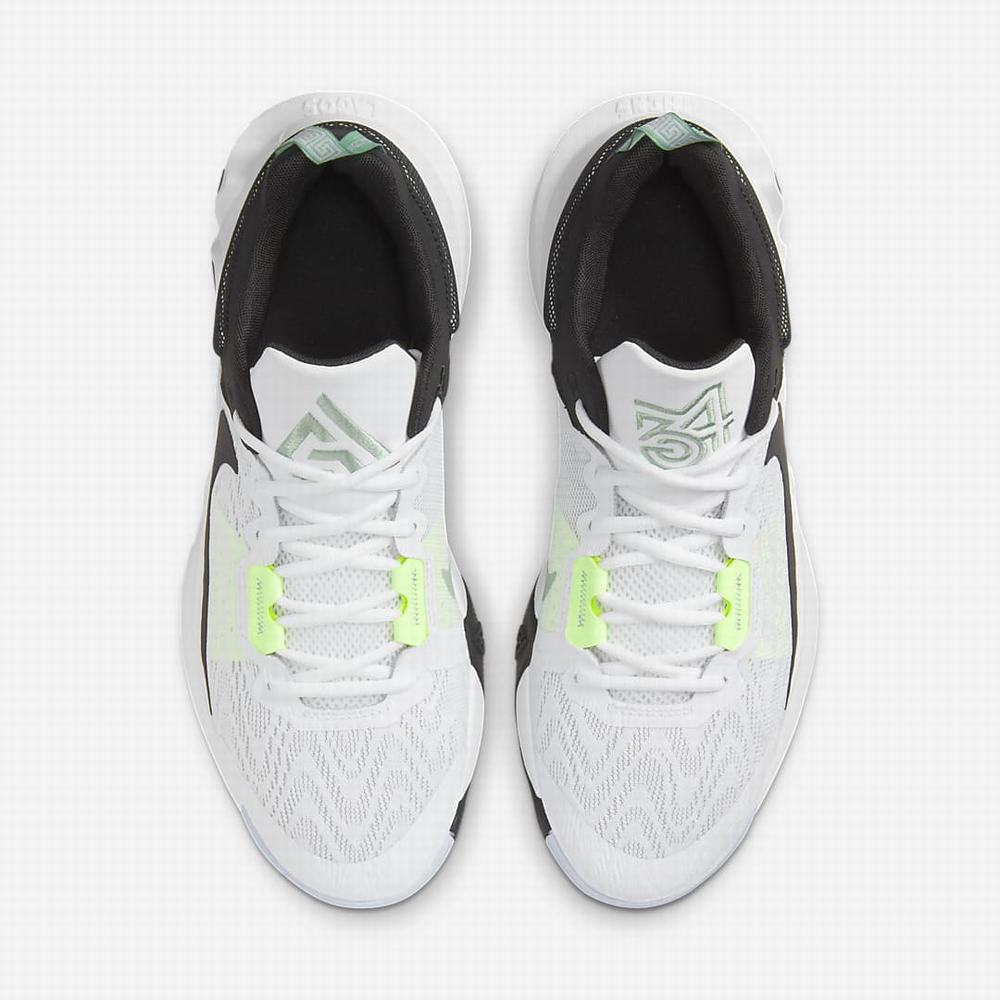 Nike Giannis Immortality 2 Női Kosárlabda Cipő Fehér Szürke Fekete | NI7061-F78