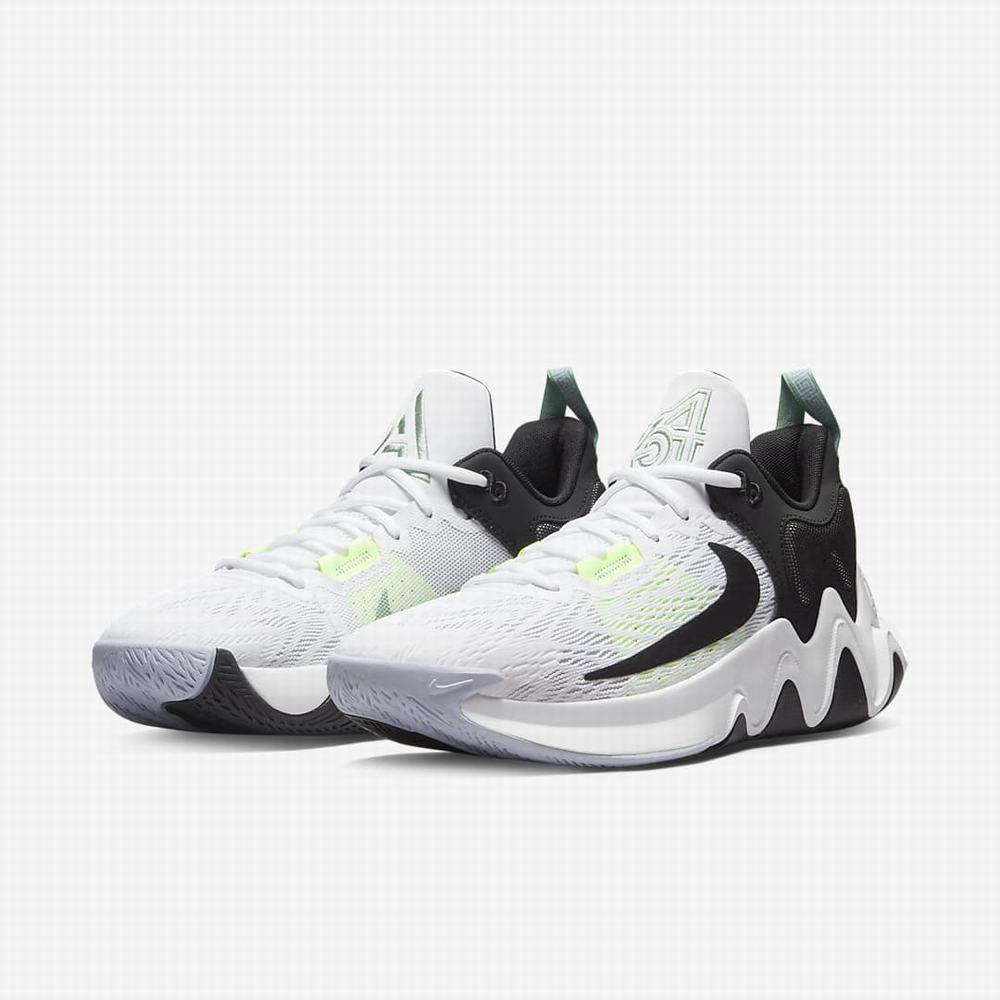 Nike Giannis Immortality 2 Női Kosárlabda Cipő Fehér Szürke Fekete | NI7061-F78