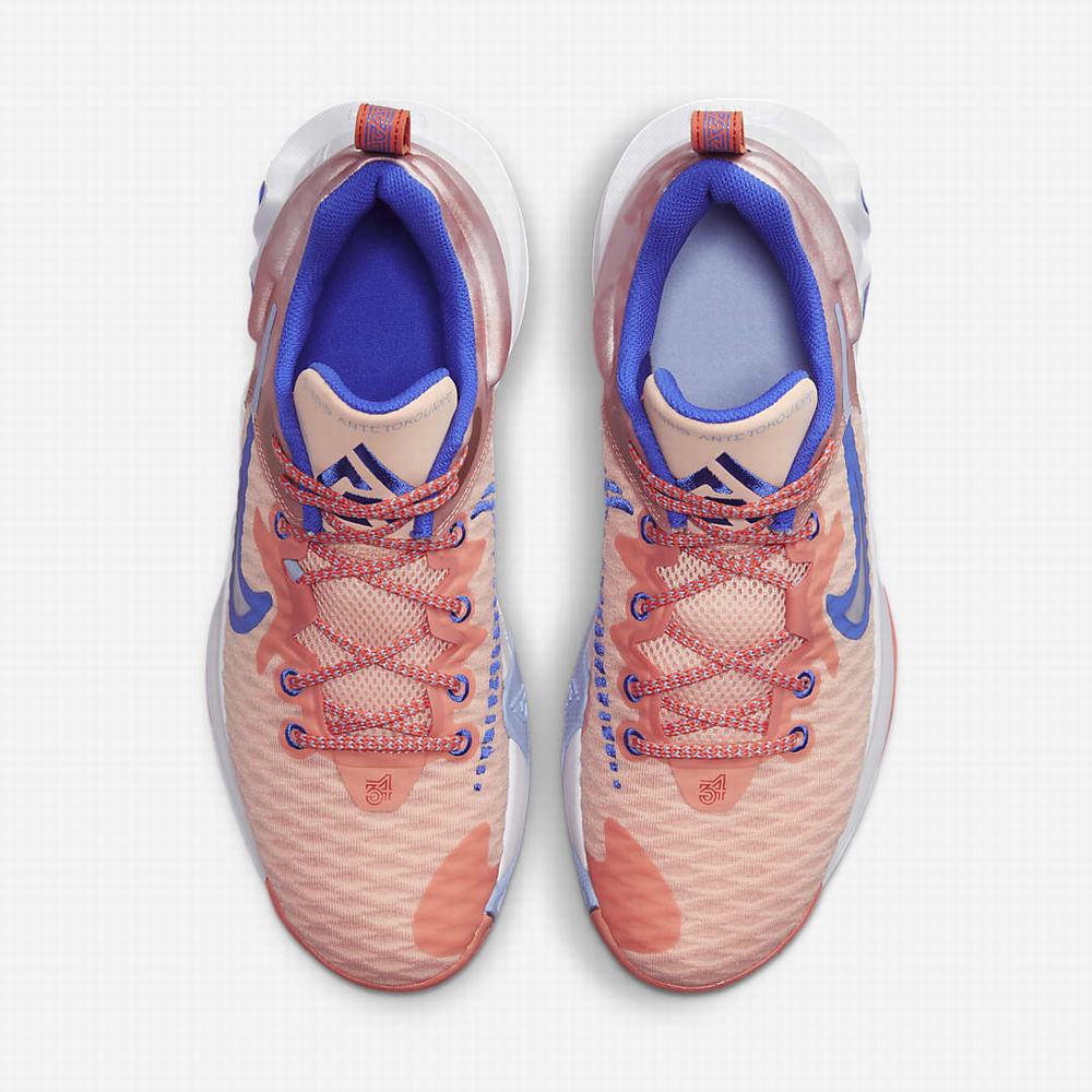Nike Giannis Immortality Férfi Kosárlabda Cipő Narancssárga Kék | NI9057-V08