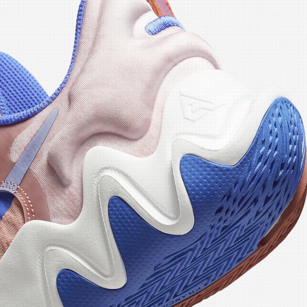 Nike Giannis Immortality Férfi Kosárlabda Cipő Narancssárga Kék | NI9057-V08