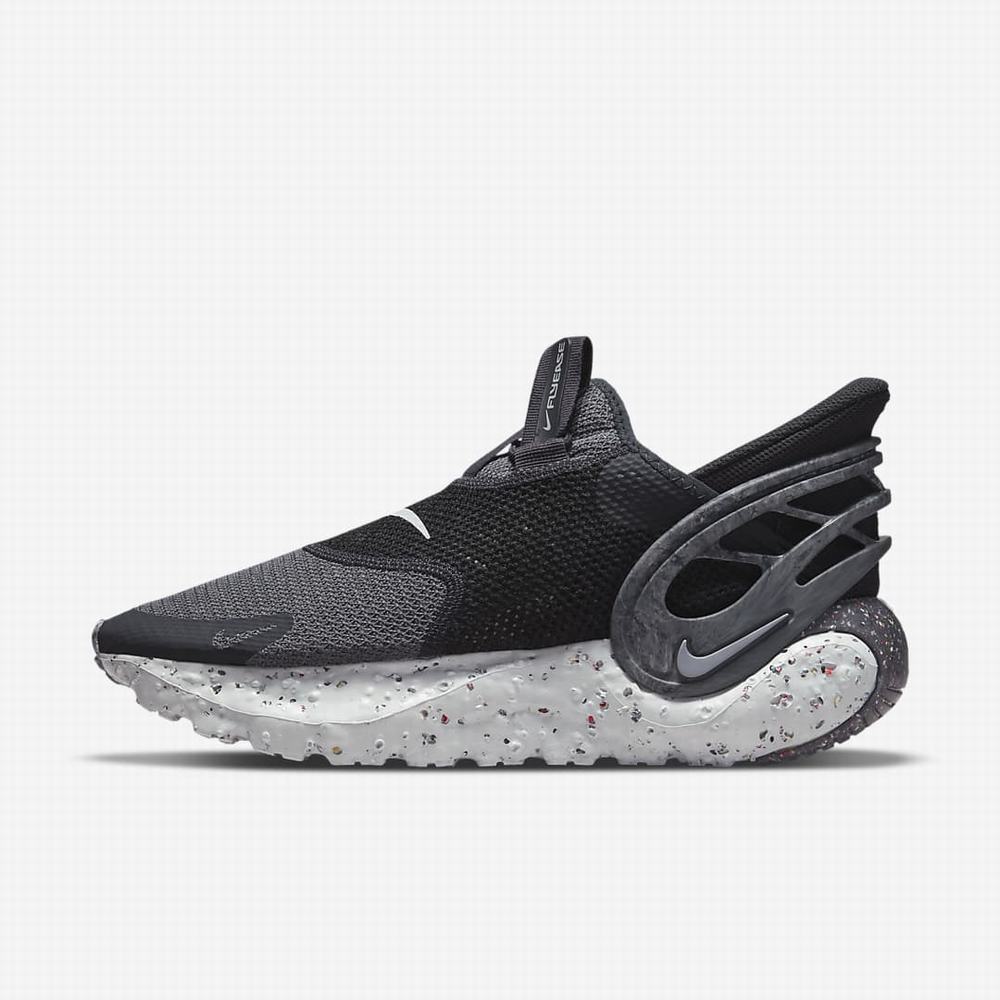 Nike Glide FlyEase Férfi Utcai Cipő Szürke Fekete Szürke Szürke | NI2635-X93