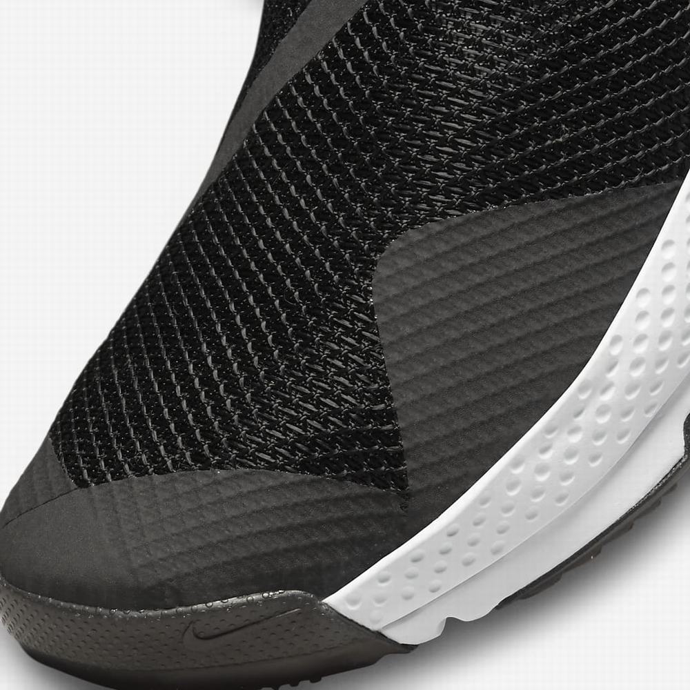 Nike Go FlyEase Férfi Utcai Cipő Fekete Fehér | NI0841-L56