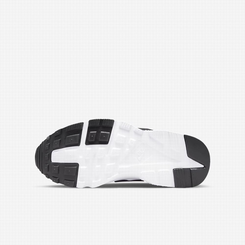 Nike Huarache Run Gyerek Utcai Cipő Fehér Lila Fekete | NI1429-G13
