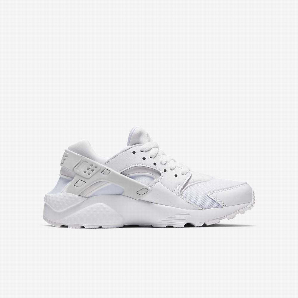 Nike Huarache Run Gyerek Utcai Cipő Fehér Platina Fehér | NI7854-J97