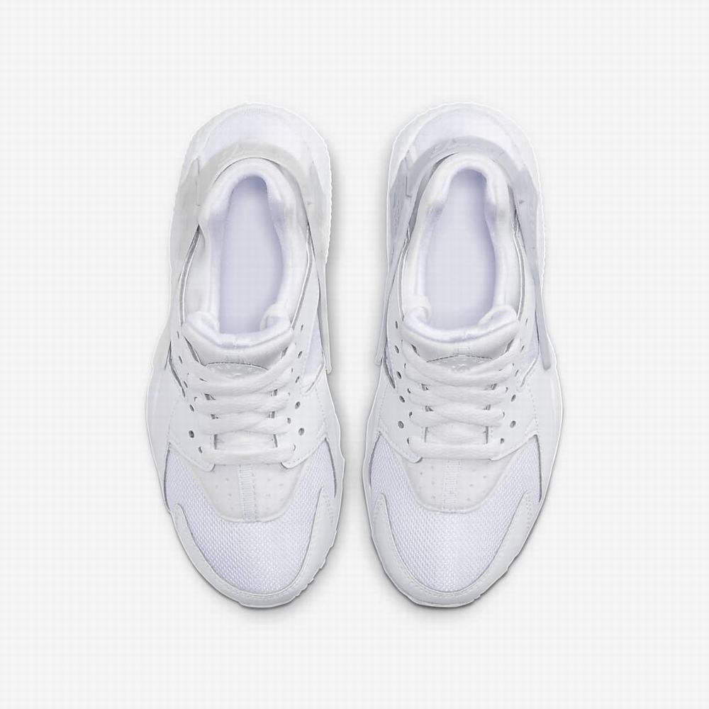 Nike Huarache Run Gyerek Utcai Cipő Fehér Platina Fehér | NI7854-J97