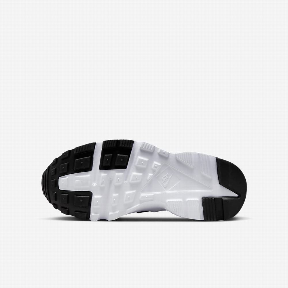 Nike Huarache Run Gyerek Utcai Cipő Fekete Szürke Szürke Fehér | NI2109-H04