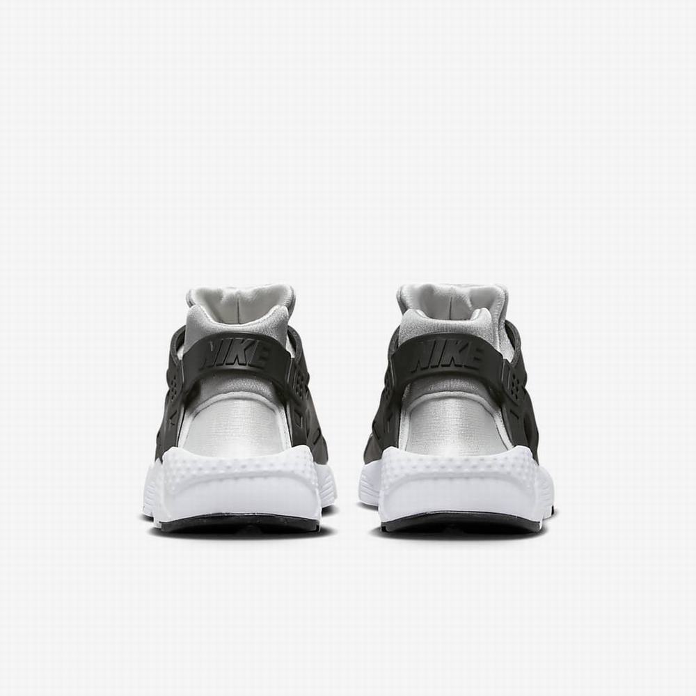 Nike Huarache Run Gyerek Utcai Cipő Fekete Szürke Szürke Fehér | NI2109-H04