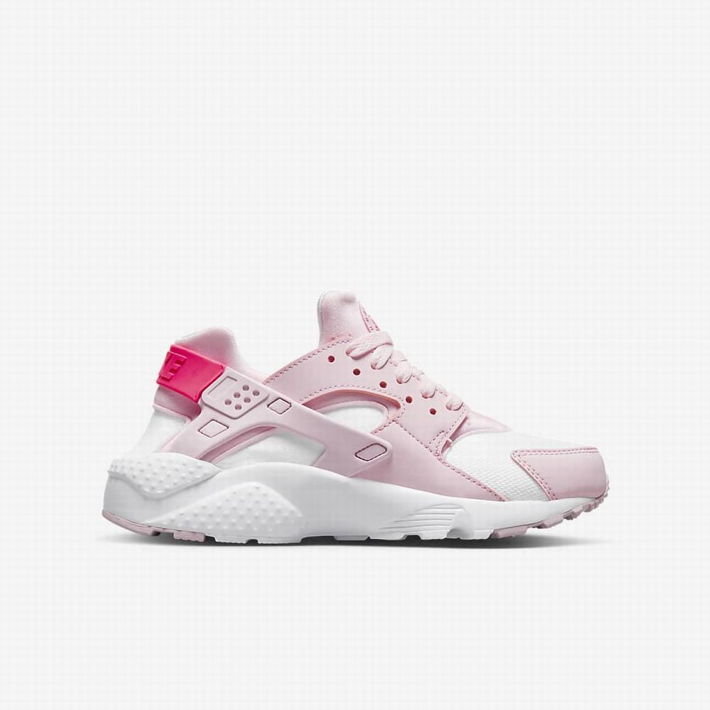 Nike Huarache Run Gyerek Utcai Cipő Rózsaszín Fehér Rózsaszín | NI0289-S19